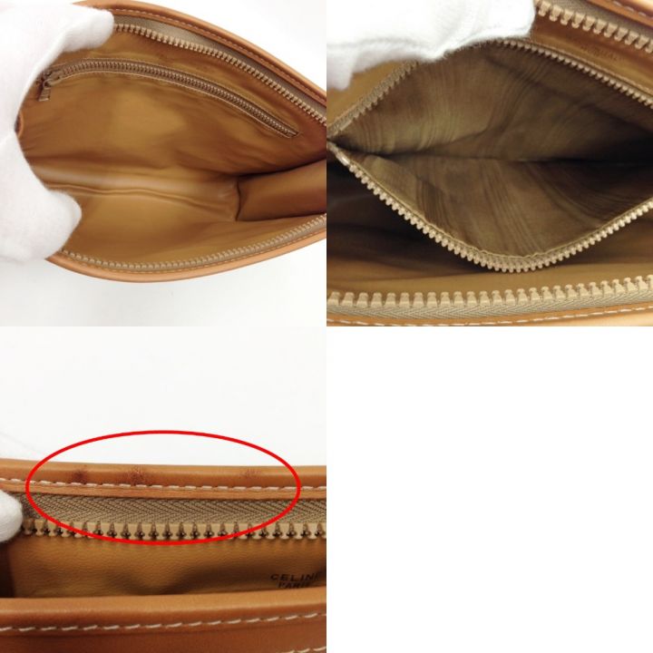 CELINE セリーヌ マカダム柄 セカンドバッグ クラッチバッグ M08