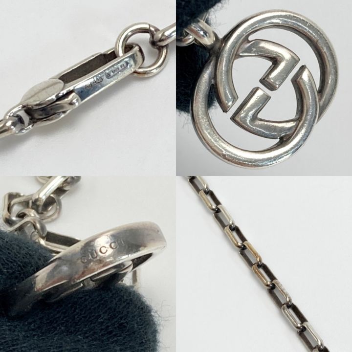 GUCCI グッチ インターロッキングG ネックレス 295710 シルバー Ag925
