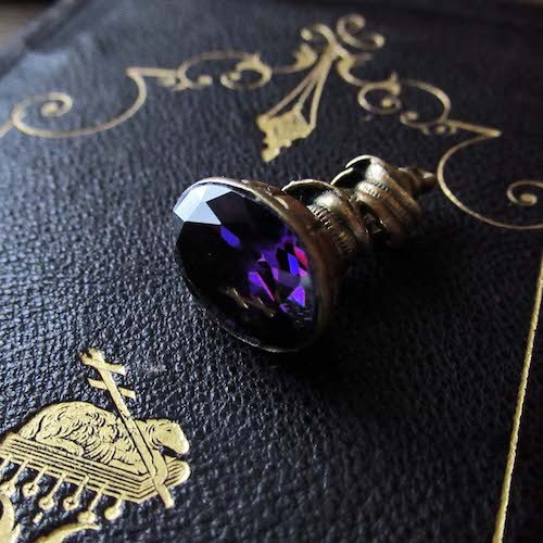 19世紀のフォブシールa - Eggplant