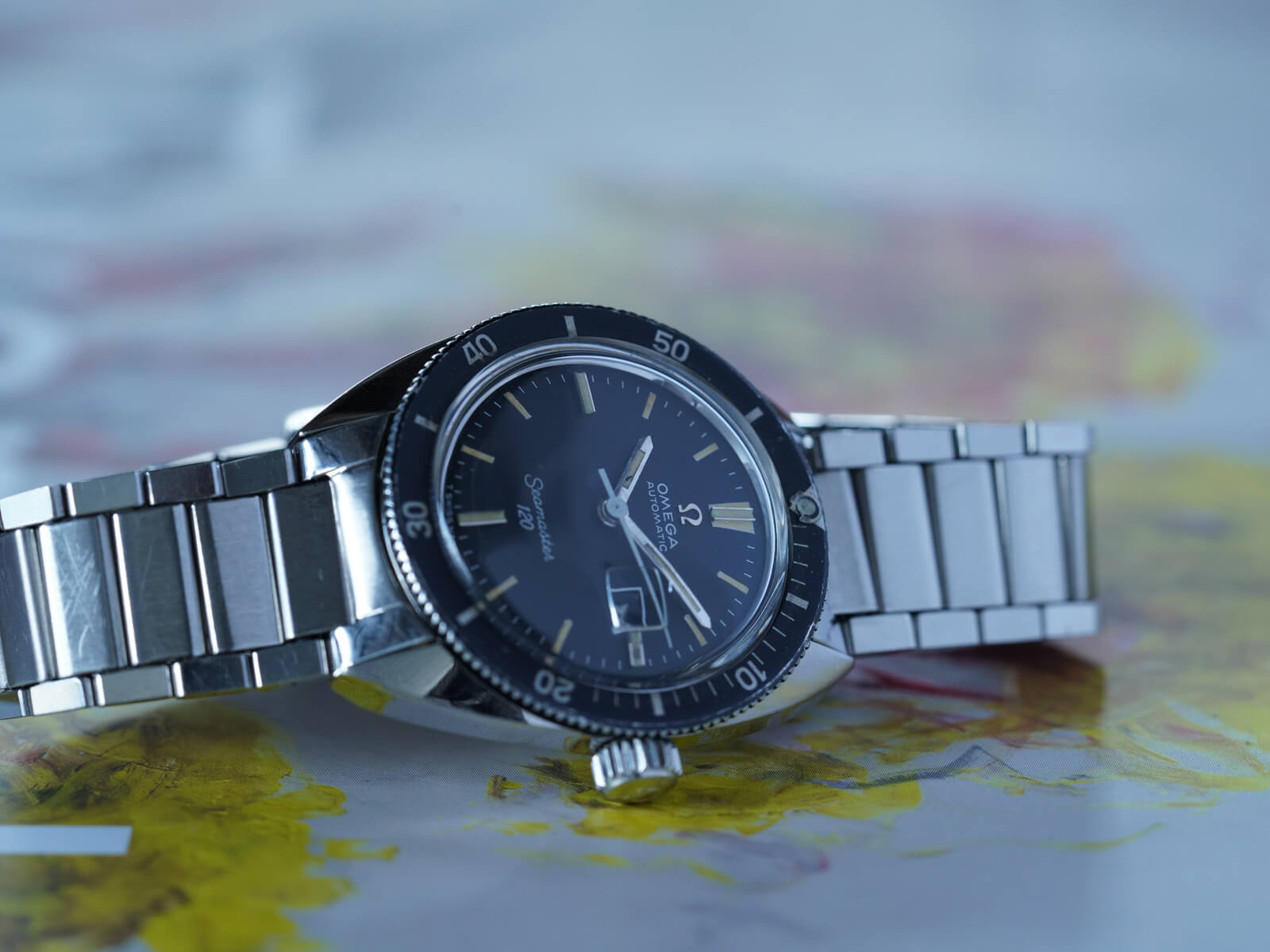 オメガ/シーマスター120デイト/ブラックダイヤル/Omega/Seamaster 120