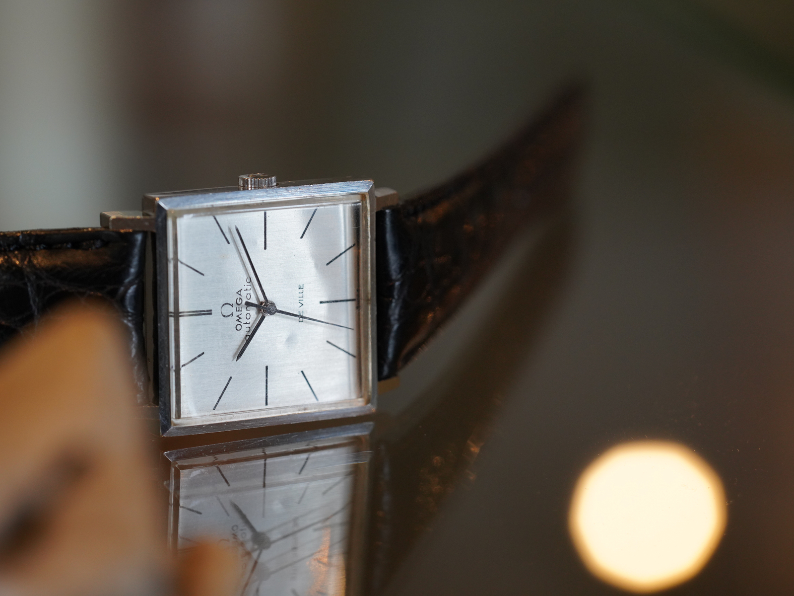 オメガ/デヴィルスクエア/デビル/シルバーダイヤル/SS/自動巻き/Ref