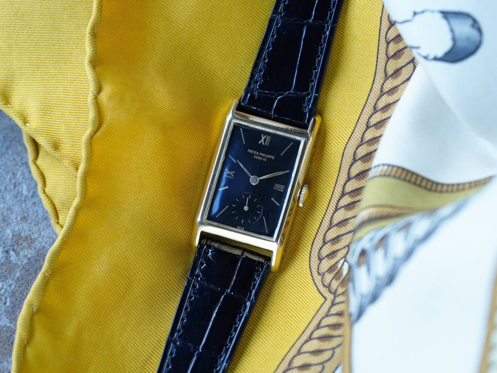 パテックフィリップ/レクタンギュラーケース/ミラーダイヤル/スモール