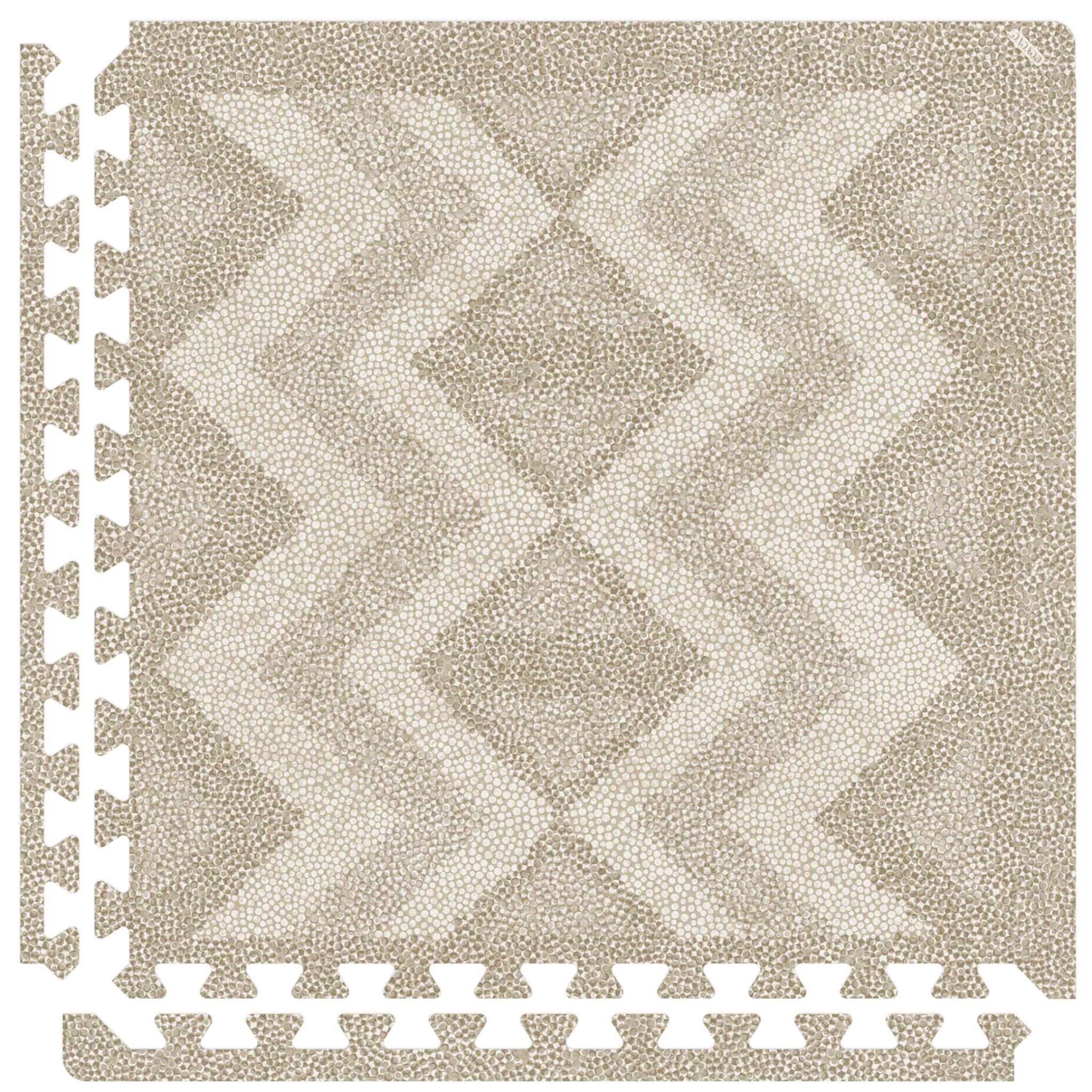 Play Mat Kilim Truffle - Non-Toxic & Stylish | Eeveve