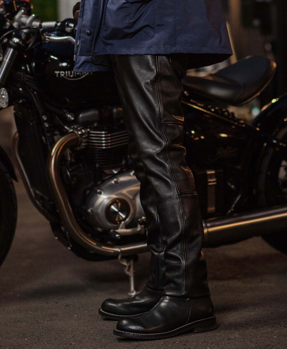 革パンツ スリム レザーパンツ｜カドヤ公式オンラインショップ