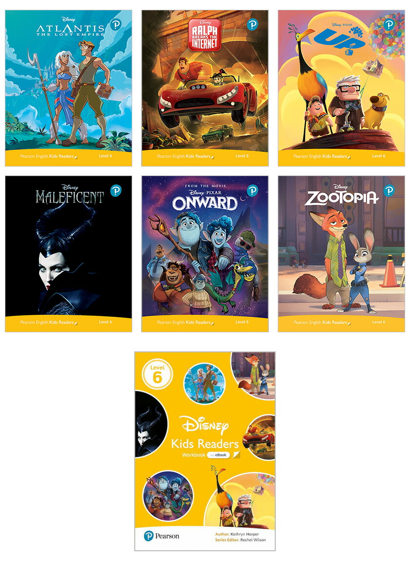 ディズニー 絵本 英語 Disney Kids Readers Level 6 Pack | 英語伝
