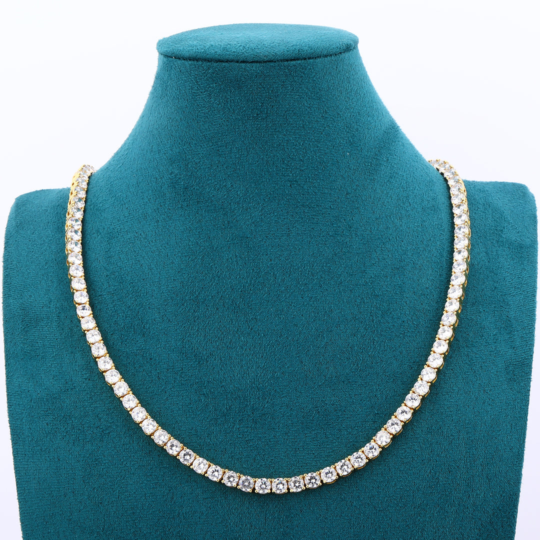 Tennis Chain - 5mm (18K Gold) – EMPIRE HOLLYWOOD