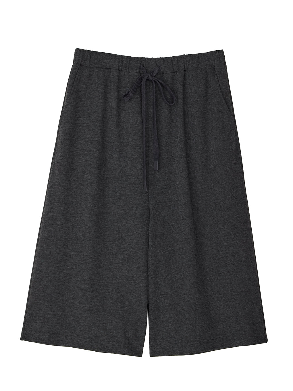 FRENCH TERRY×LACE HALF PANTS