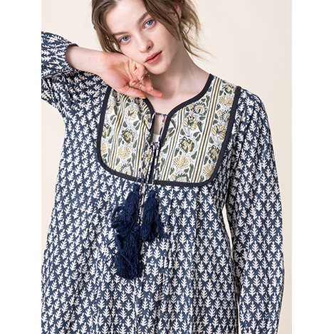 SZ BLOCKPRINTS｜エスゼット ブロックプリントのワンピース