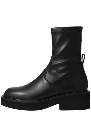 FABIO RUSCONI(ファビオ ルスコーニ)｜厚底ストレッチショートブーツ