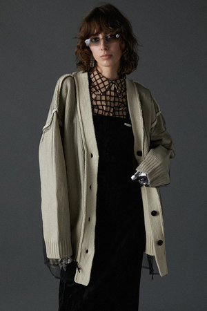 PRANK PROJECT(プランク プロジェクト)｜チュールレイヤードニット