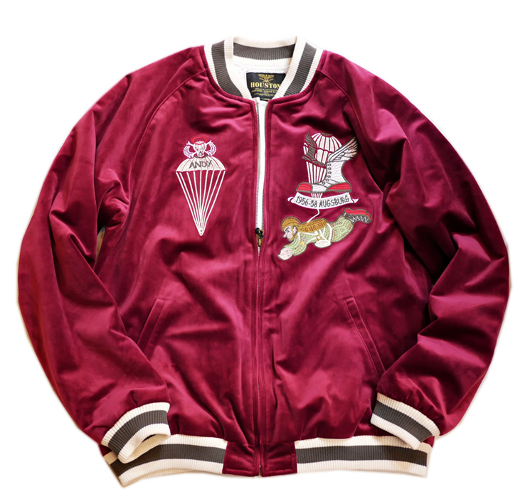 HOUSTON (ヒューストン） （別珍）リタリースカジャン [PARATROOPER