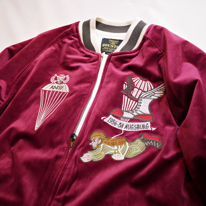 HOUSTON (ヒューストン） （別珍）リタリースカジャン [PARATROOPER