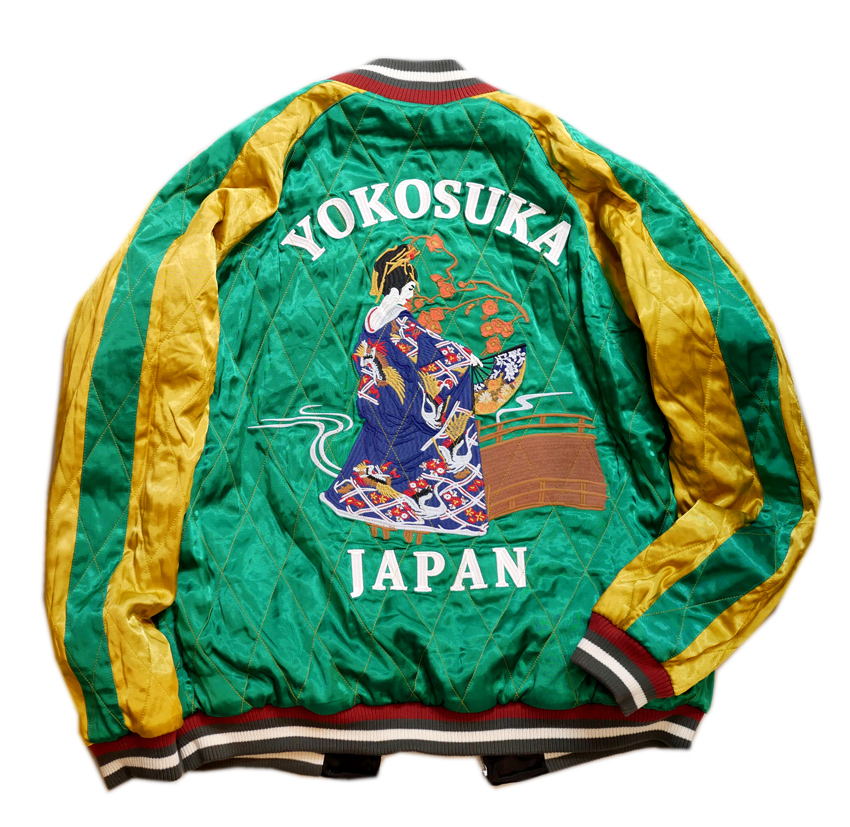 HOUSTON (ヒューストン） キルティング リバーシブル スカジャン