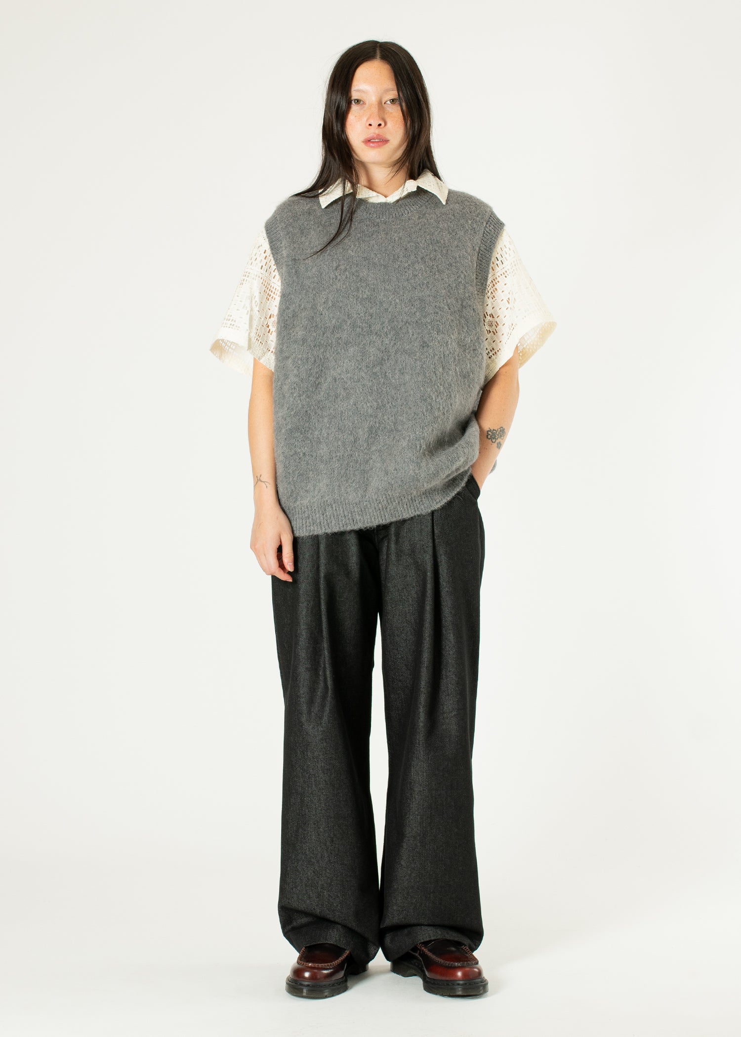 Alpaca Knit Vest – Estudio Niksen