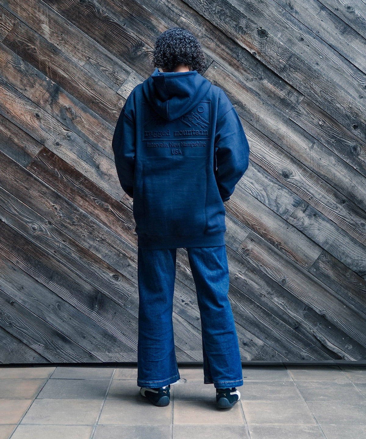 BELMONT/ベルモント エンボス加工 プルオーバー パーカー【RAGGED