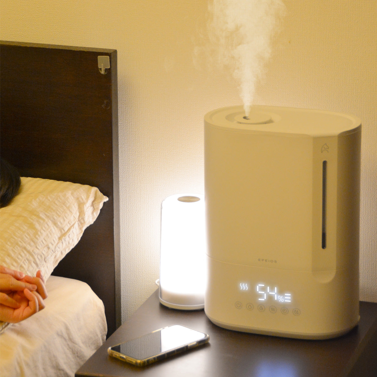 加熱超音波式加湿器 HM730｜6L大容量・5段階調節