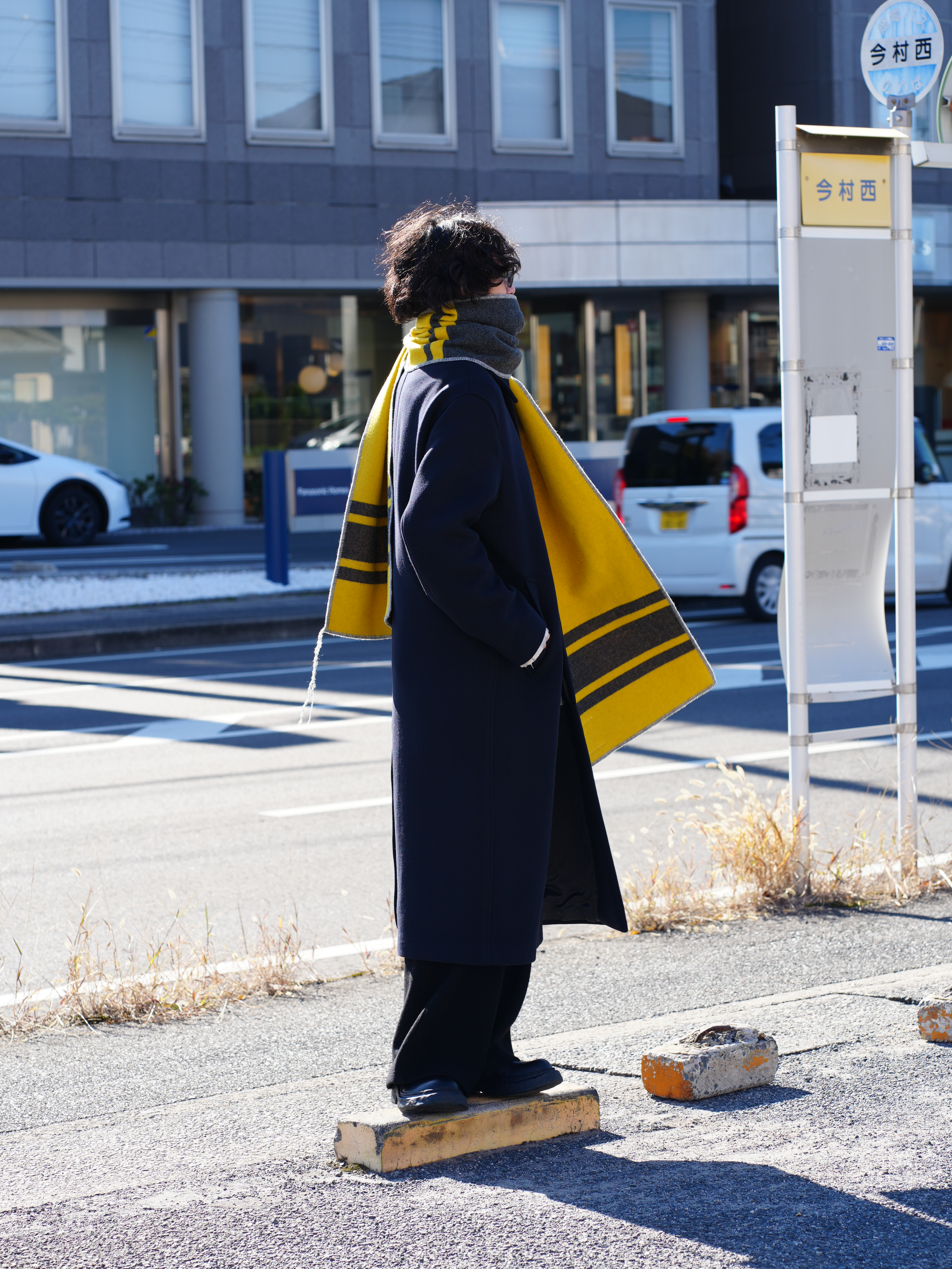 ANCELLM / exclusive】WOOL BLANKET SCARF