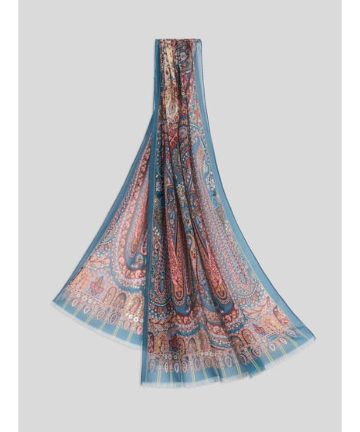 ETRO/エトロ_Women通販 | ペイズリー シルク ショール【送料無料