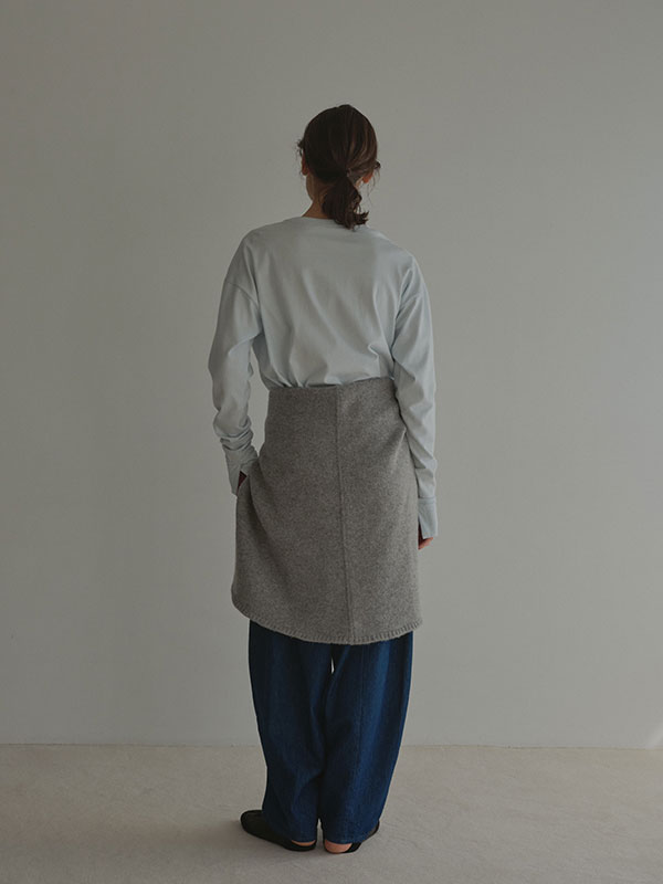 レイヤードニットラップスカート(F GREY): グッズ │ ETRE TOKYO