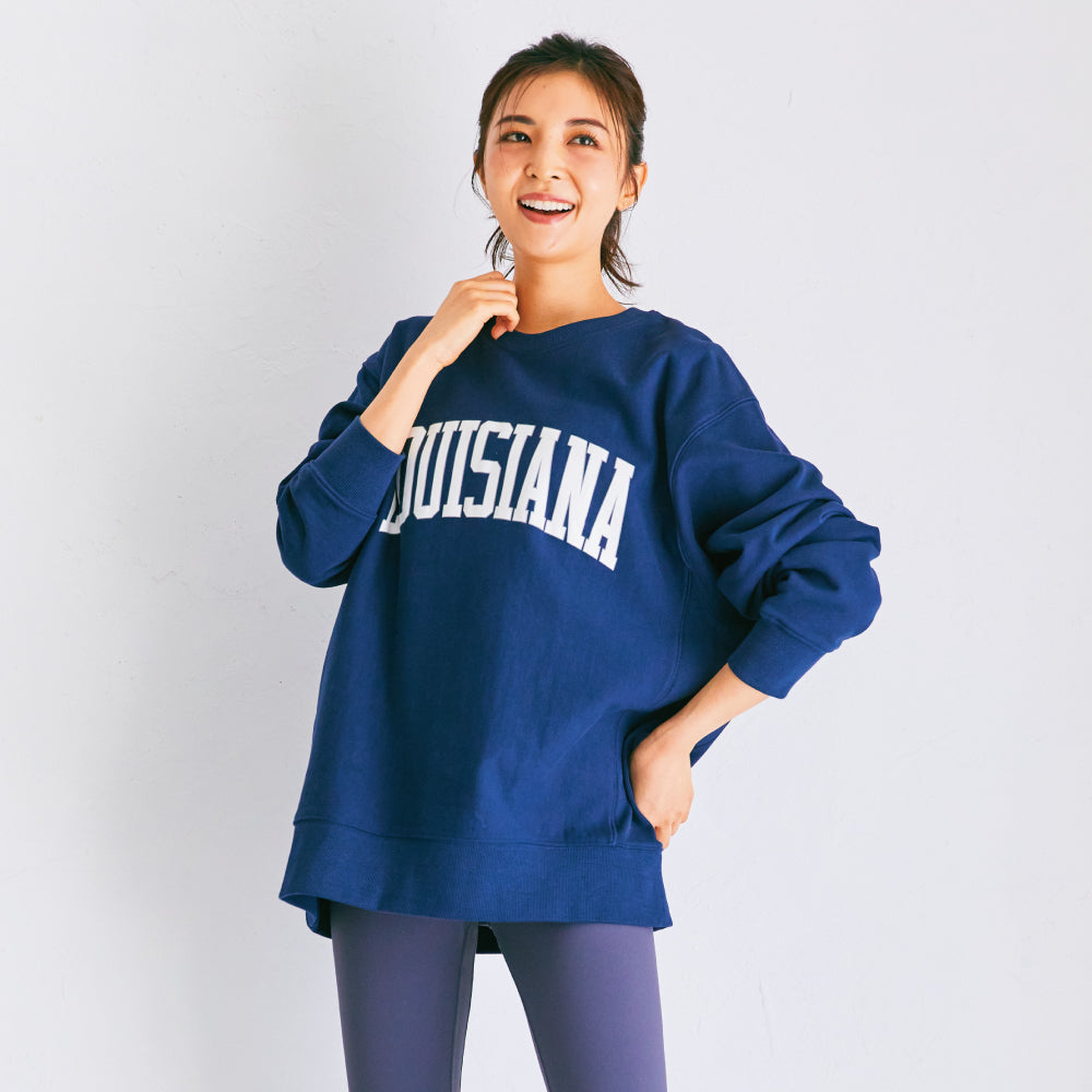 クロエ キッズ 160相当 カレッジロゴスウェット ネイビー クロエ