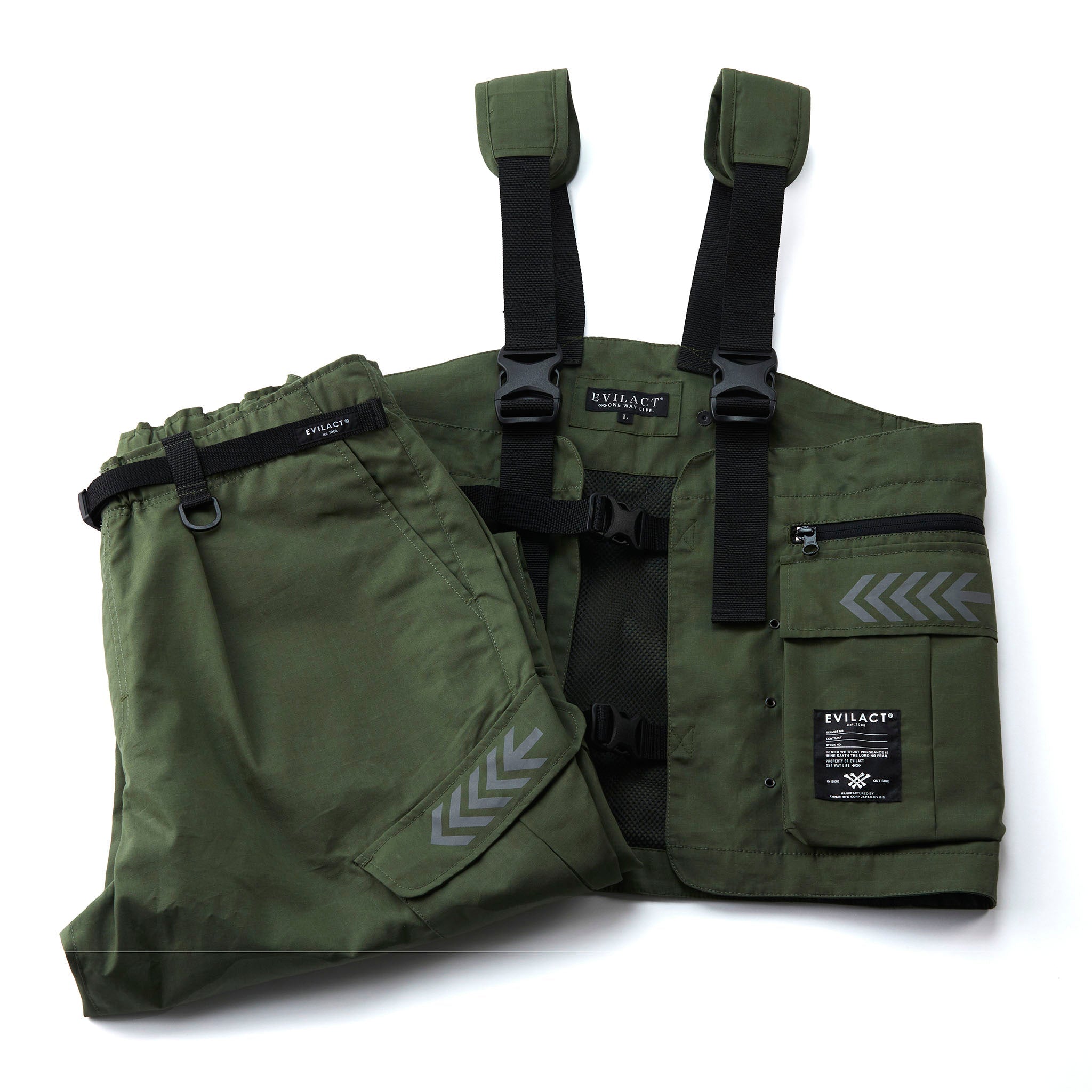 EVILACT TACTICAL VEST black | EVILACT (イーブルアクト）Official