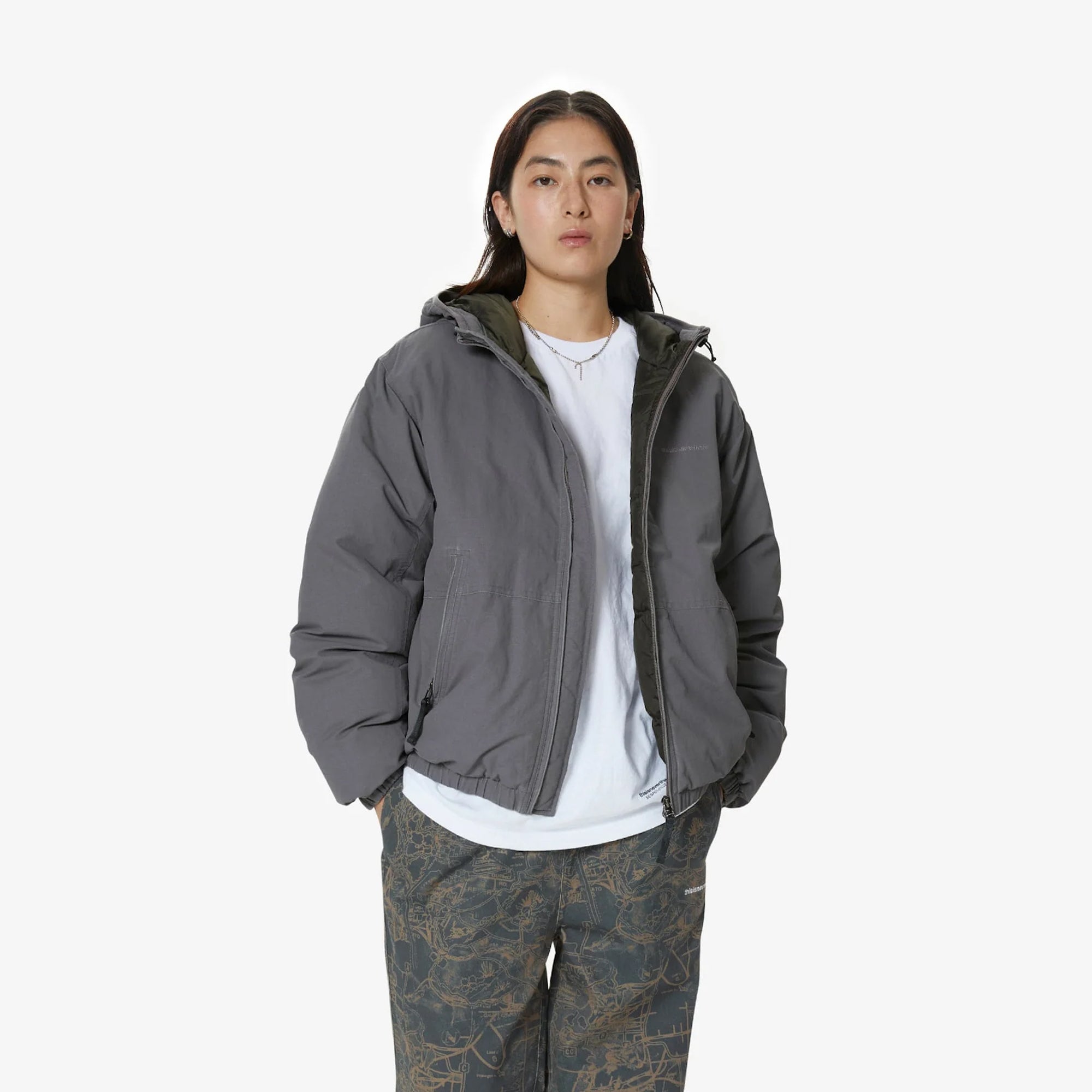 Thisisneverthat Mens Washed Down Puffer Jacket – Extra Butter