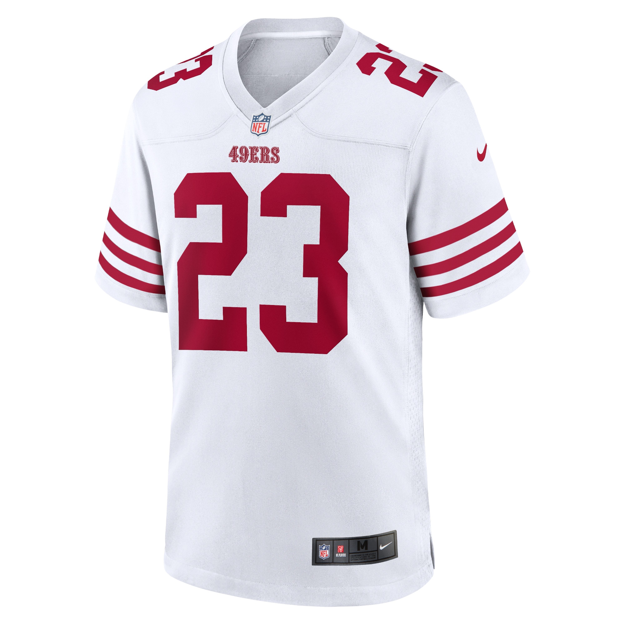 Men's Nike Christian McCaffrey White San Francisco 49ers Game