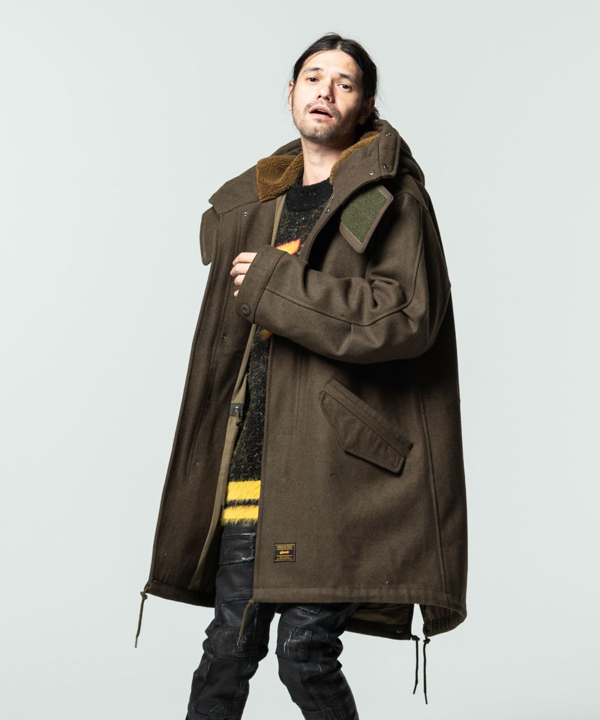 glamb ( グラム ) - GB0321 / JKT10 : Melton mods coat / メルトン