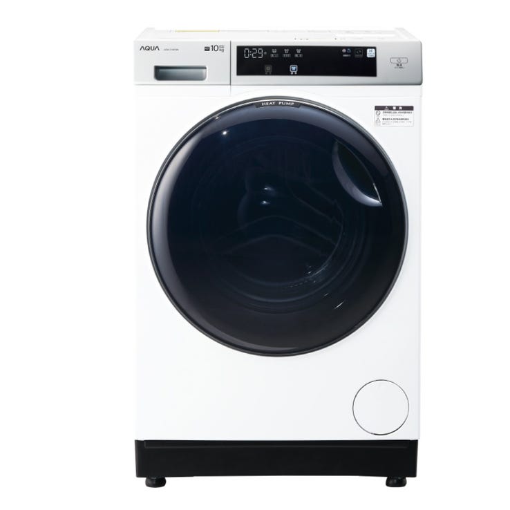 レンタル] アクア【右開き】 AQW-D10P ドラム式洗濯乾燥機 洗濯10kg