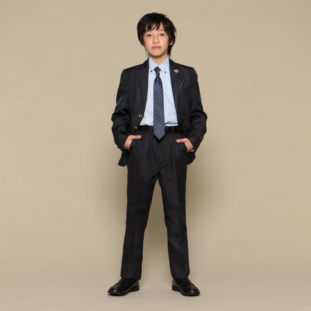 レンタル] メンズ 【子供用】Hiromichi Nakano BOYS スーツ ブラック