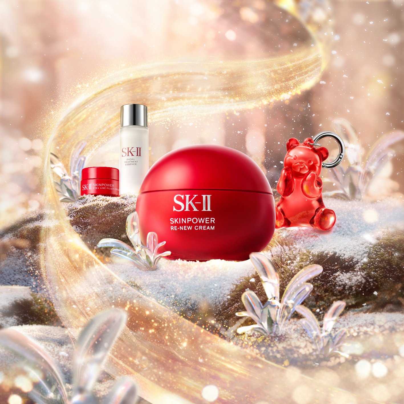 2025年クリスマスコフレ】SK-II：“ぴてくま”が世界中にクリアな素肌を