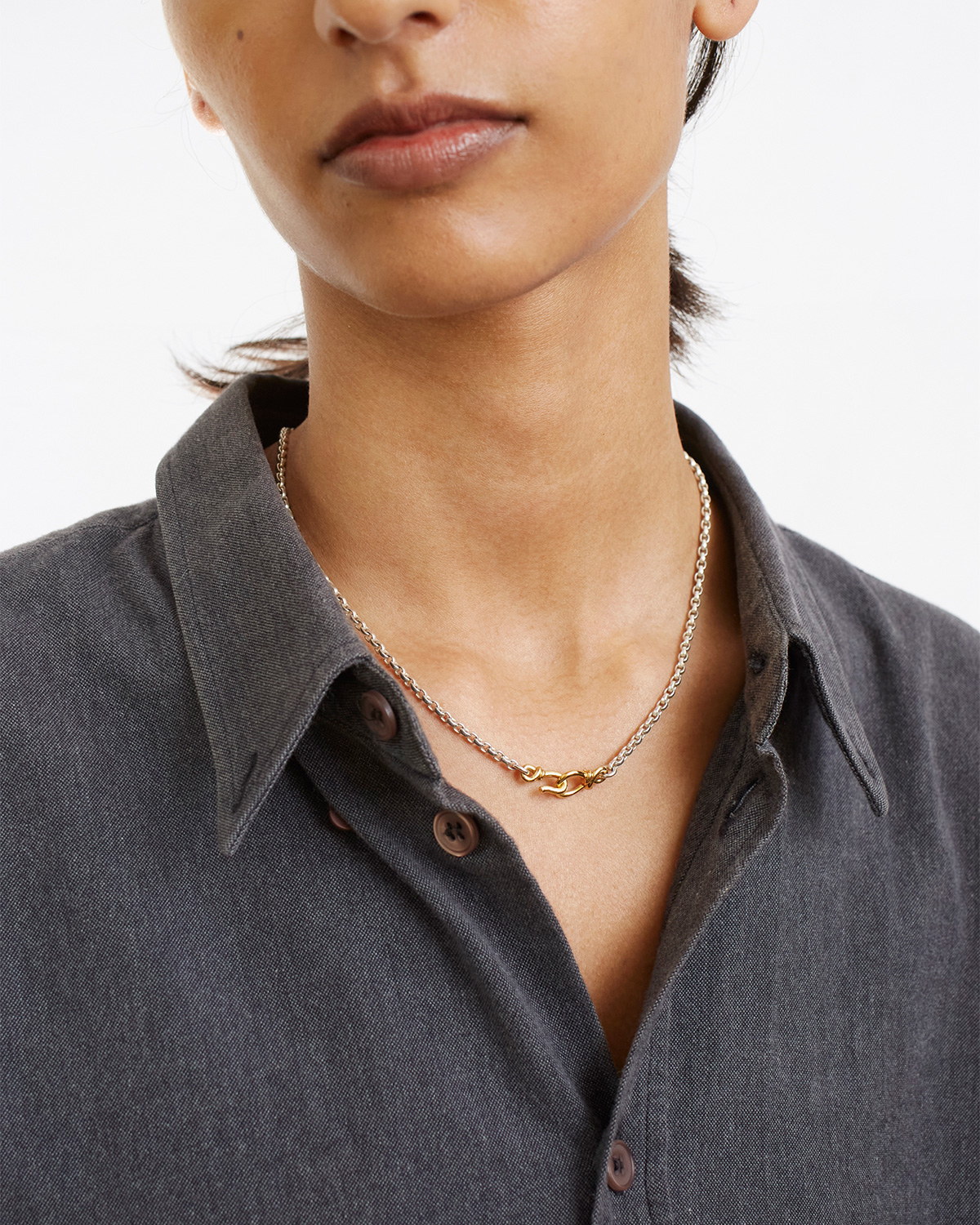 Fern Chain Necklace S/Gold | Fauvirame | フォーヴィレイムの公式