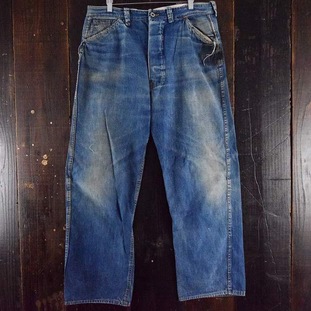 40's 5ポケットワークデニムパンツ 40年代 ドーナツ 月桂樹 ペインター