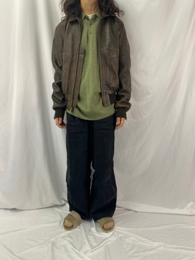 70s 70年代 80s 80年代 ショット ミリタリー 革ジャン レザー