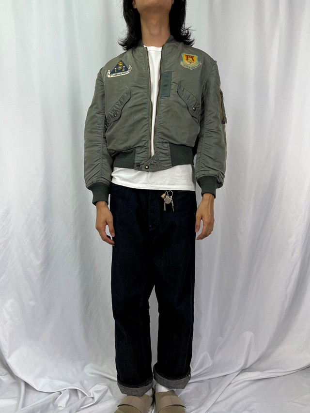 50年代 50s 黒タグ ブルゾン ミリタリー アメリカ軍 米軍 空軍 エア