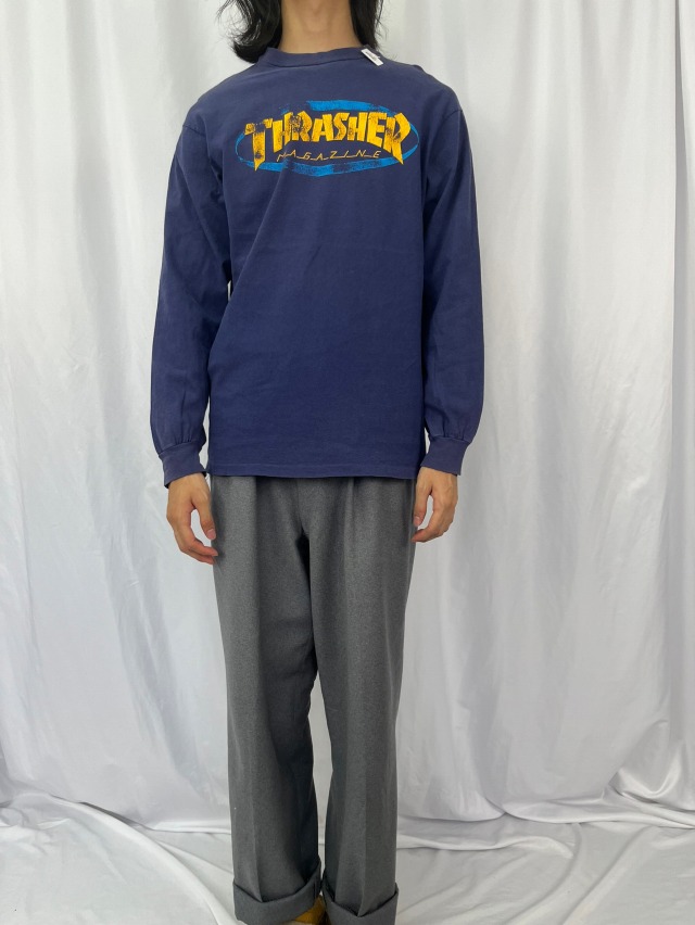90年代 90s アメリカ製 スラッシャー 長袖 スケートボード ストリート