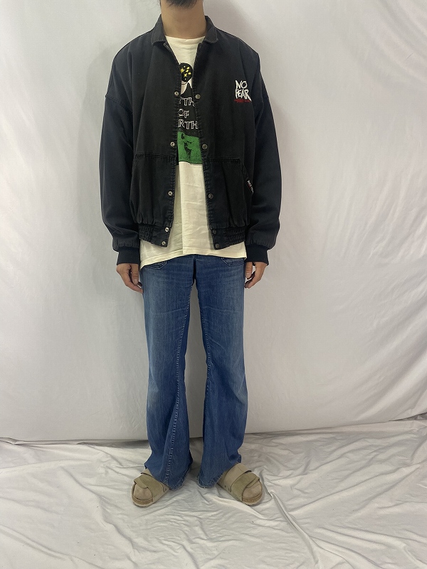 90年代 90s ノーフィア アメリカ製 ブラック 黒 ブルゾン | ビンテージ