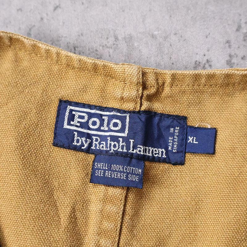 90s 90年代 ポロラルフローレン シンガポール製 ベスト ハンティング