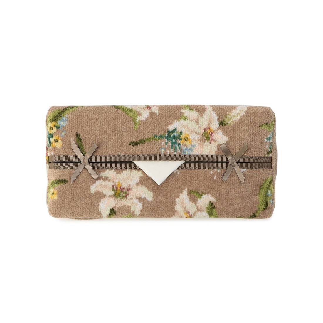 リリーリリー ティッシュボックスカバー LLY-257268(ベージュ): FEILER