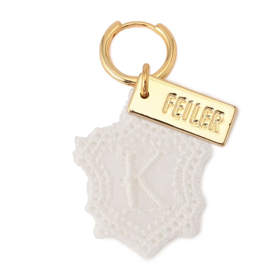 モンノン ハンカチチャームK YMK-245016（取扱店舗限定）(ホワイト