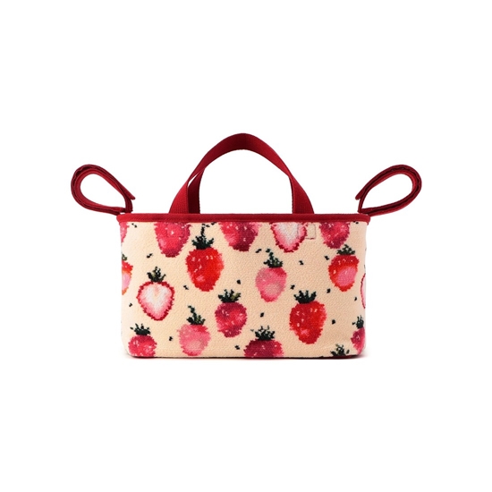 ストロベリードット ベビーカーポーチ L/STD-253018(アイボリー