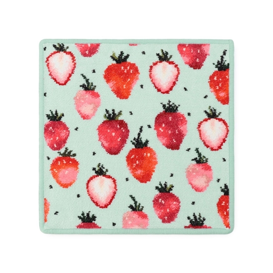 ストロベリードット ハンカチ(アイボリー): LOVERARY BY FEILER