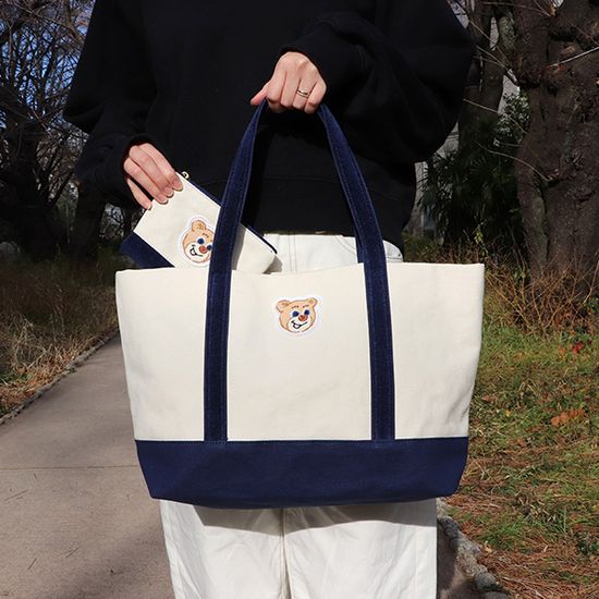 オールドテディ ワッペントートバッグ L/OTE-243041（WEB限定