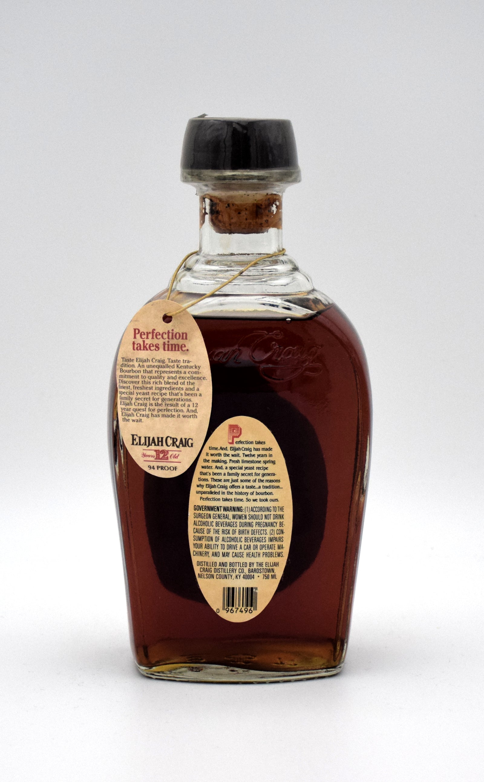 Elijah Craig 12 Year Bourbon (1990's Discontinued Bottling