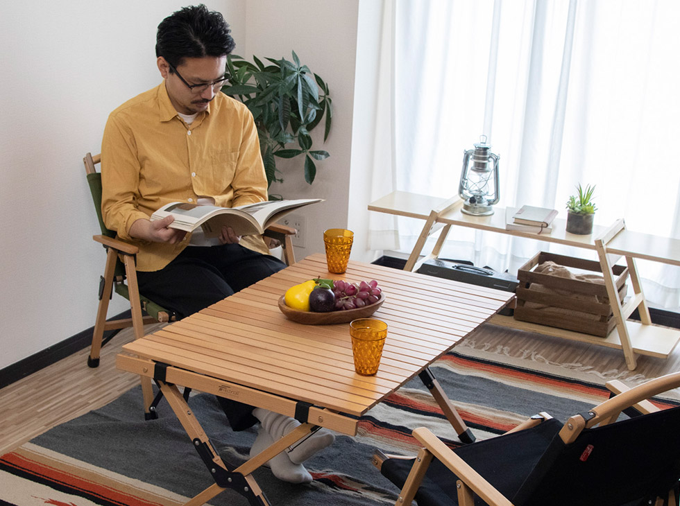 FIELDOOR（フィールドア） | ウッドロールトップテーブル