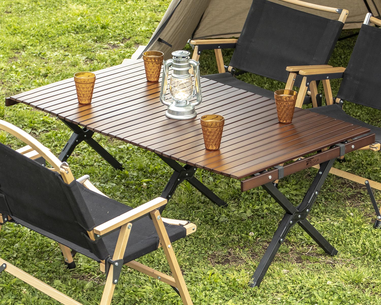 テーブル・チェア・ハンモック HCA0191 ROLL TOP TABLE 2 WOOD