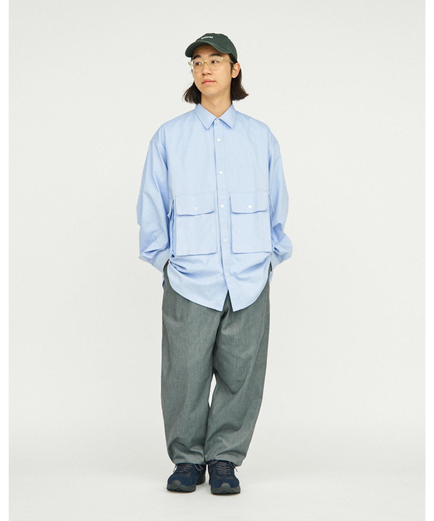 Dry Oxford Flap Pocket L/S Shirt - FreshService (フレッシュ