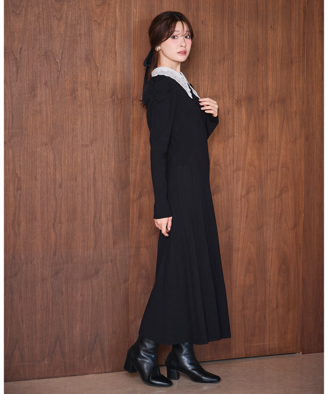 ビジューカラー付ニットワンピース｜PETAL ONLINE（ペタルオンライン）