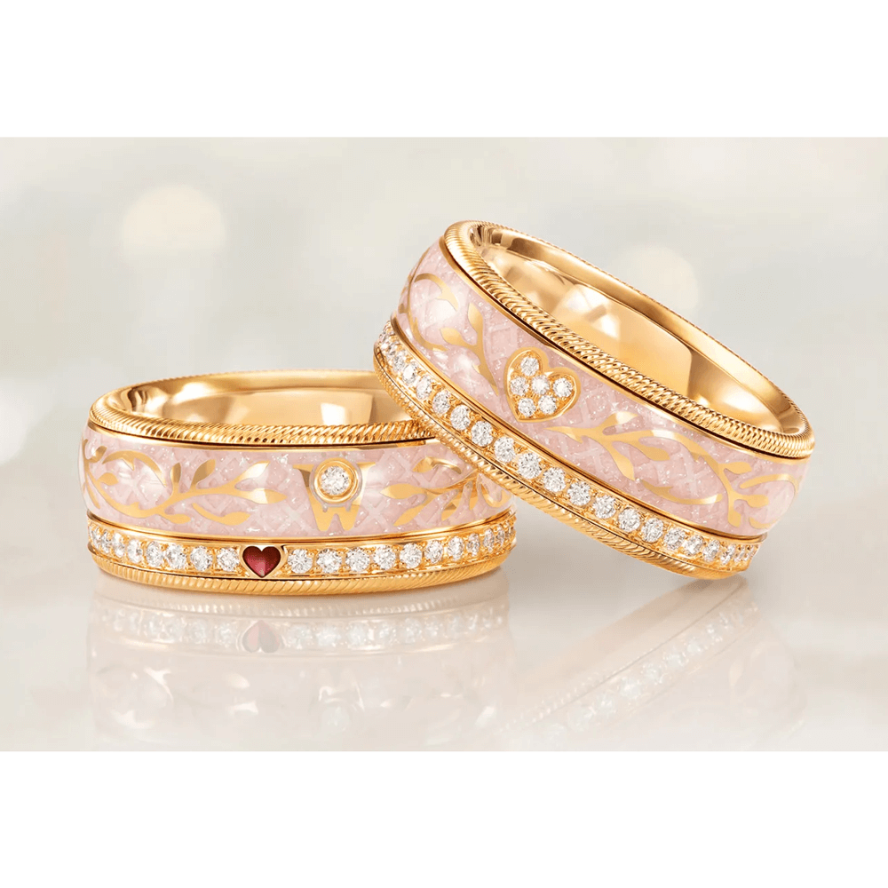 607568 リング ノーブル フォーゲットミーノット ヌード ウィズ ハート