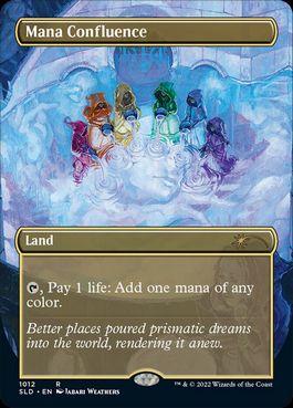 マナの合流点 星景ポスター foil 1枚 日本語 MTG マナの合流